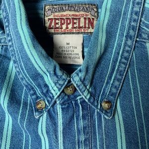 🔴$15 sale🔴 Vintage Led Zepplin button down